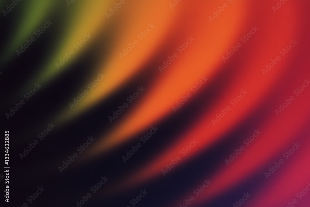 Aufkleber an abstract image displaying layered colors with a blurred effect