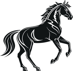 Realistic Horse Vector Illustration for Nature and Wildlife Designs

