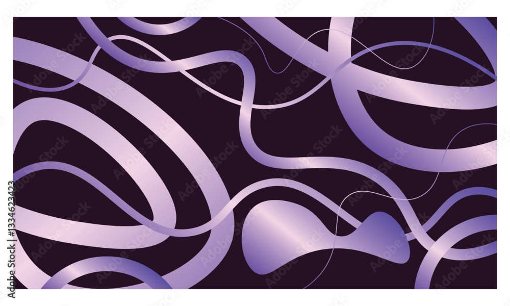 Poster abstract colorful background design, gradient color curved line design, abstract modern template