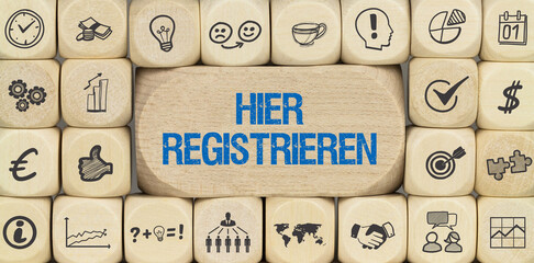 Hier registrieren	
