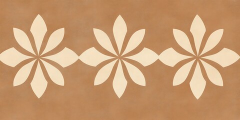 Sophisticated floral pattern in earthy tones, creating an aesthetic elegance