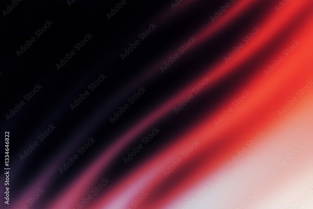Aufkleber a dark abstract gradient with flowing diagonal red lines