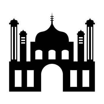 mosque silhouette design ellement