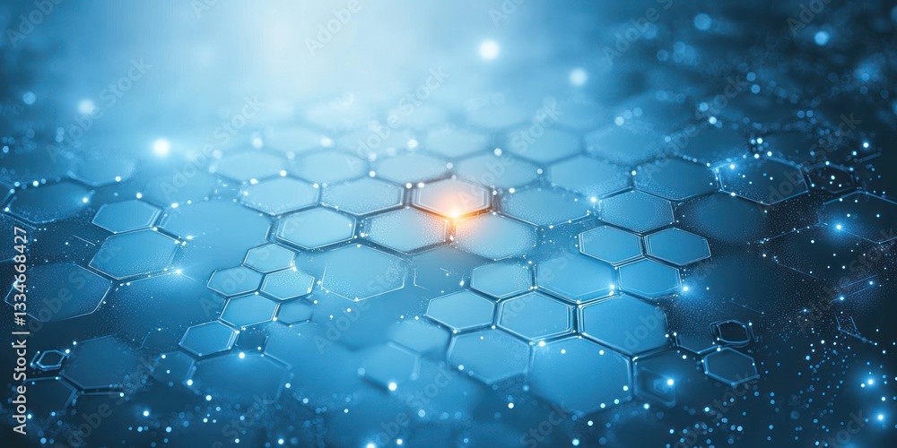 Poster abstract hexagonal patterns in health care technology design for science and medicine innovation