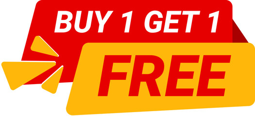 Buy 1 Get 1 Free Label
