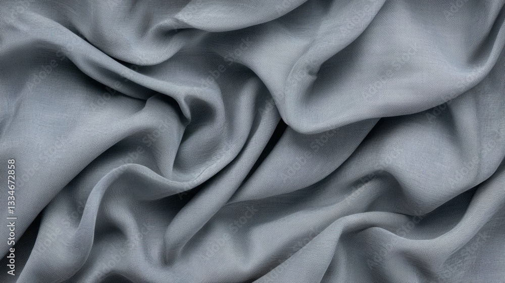 Poster a close-up view of a piece of fabric with a subtle texture and a soft, flowing appearance.