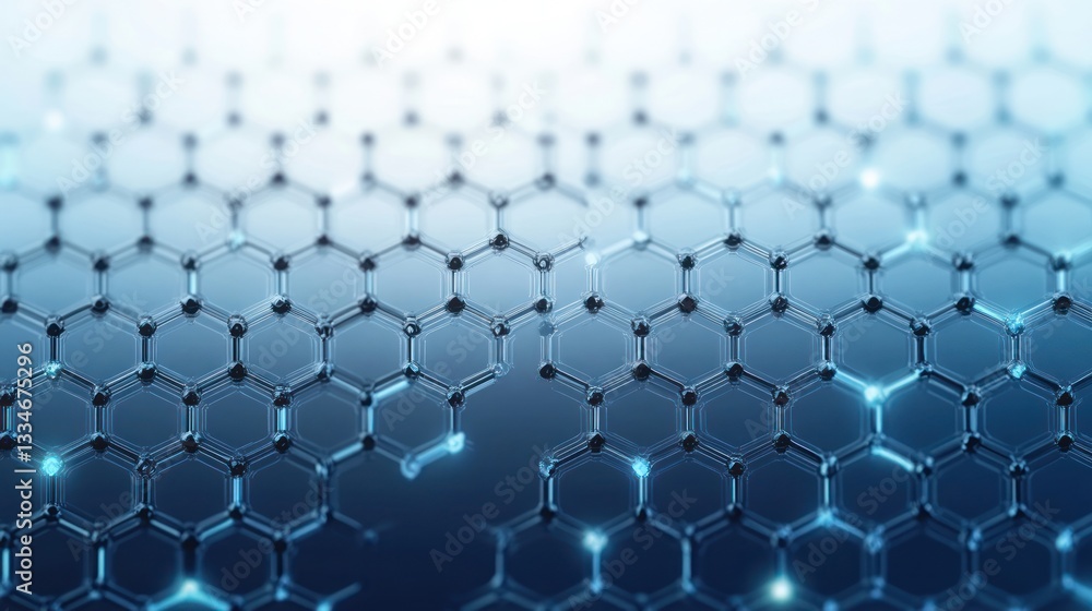 Aufkleber medical health care background design with hexagonal molecular structure for science and technology 