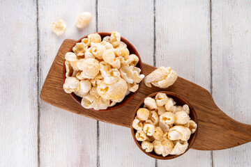 Cracklings or skwarki, fragrant crispy snack