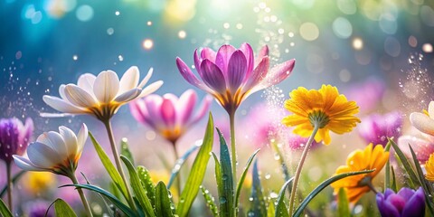 Fototapeta premium Spring Macro Photography: Delicate Blossoms & Fresh Air - Happiness in Bloom
