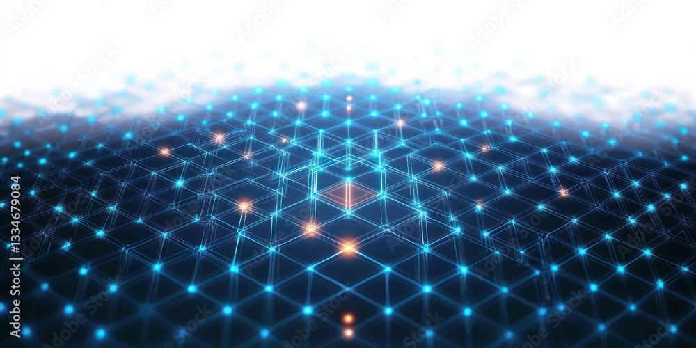 Poster abstract hexagonal geometric background for medical and health care innovation in science and biotec