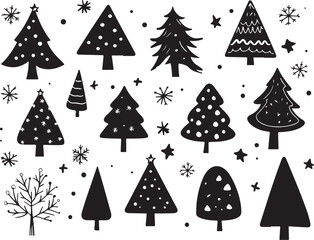Christmas Tree Vector Bundle | Festive Holiday Design Pack







