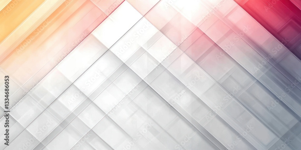 Aufkleber abstract geometric design white translucent lines modern gradient background futuristic minimal styl