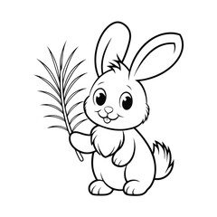 rabbit with a carrot