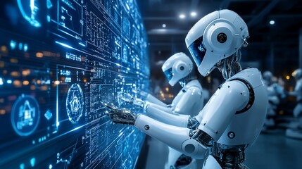 Fototapeta premium Advanced Robotics: AI and Future Technology