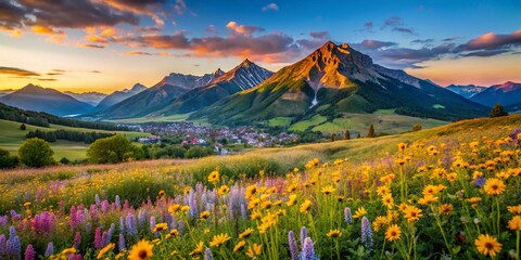 Stunning Crested Butte Landscape: High-Definition Mountain Scenery