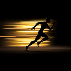 Speed of Tomorrow: Robotic Figure Running with Light Trails