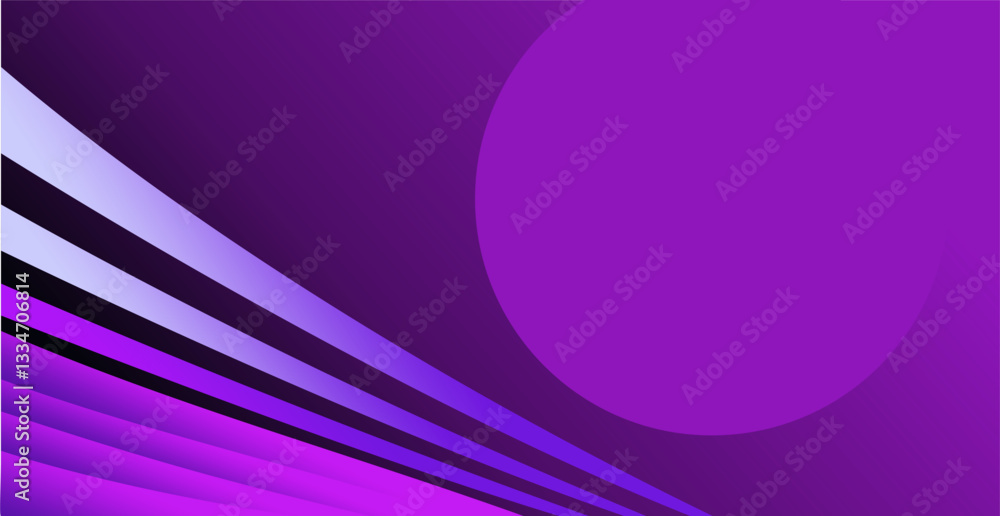 Poster plane composition and geometric shapes as a background in the needs of visual communication design