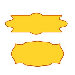 Ornamental Label Collection with Color and Frame Variations