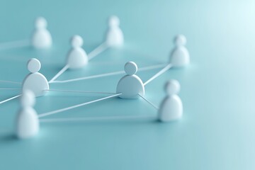 Obraz premium Organizational structure concept. Teamwork organization and business workflow process management for Information on hierarchical structure of departments in business