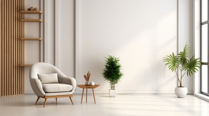 Living Room. Cozy Living Room Interior. Comfortable and Stylish Design with Soft Furnishings and Relaxing Ambiance, Home Decor Concept with Copy Space. Real Estate Concept. Hotel Concept