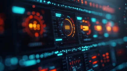 Obraz premium Benchmarking Insights, a comprehensive visual display emphasizing computer performance metrics, comparison analysis, and key benchmarking concepts for informed decision-making.