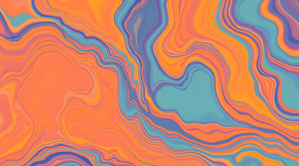 An elegant abstract marble fluid background with organic swirls in muted earth tones. The soft color blend creates a luxurious and calming aesthetic, Created with generative AI.