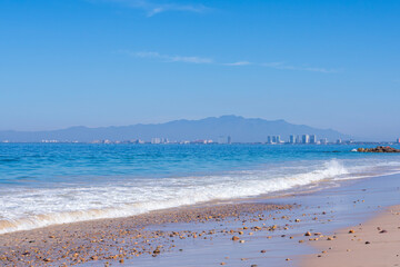 banderas bay coastline at puerto vallarta jalisco mexico