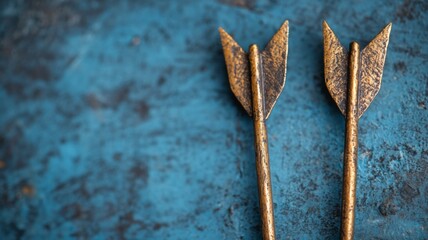 Divergent Perspectives, two arrows converging towards each other, symbolizing conflict and disagreement, representing opposing viewpoints in a dispute or debate.