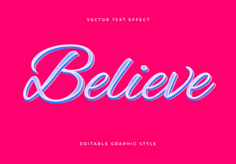 Pink Blue Handwritten Cursive Smooth Text Effect