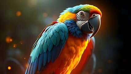 blue and yellow macaw