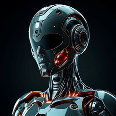 futuristic robot cyborg