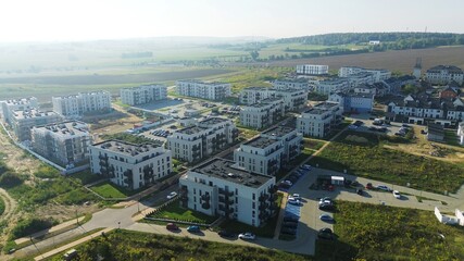 Drone Shot of New Residential Development