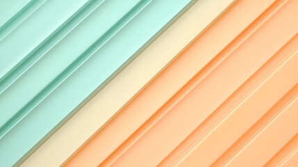 Obraz premium Angled pastel colored geometric lines creating an interesting visual arrangement