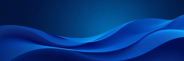 Dark blue gradient abstract background with flowing lines and smooth waves, flowing, background, abstract