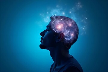 young man with headphones