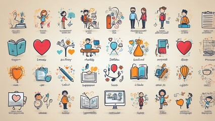 "Ultimate Doodle Collection: Back to School, Arrows, Data, Love, Bubbles, Summer, Music, Flowers, People & Frames"