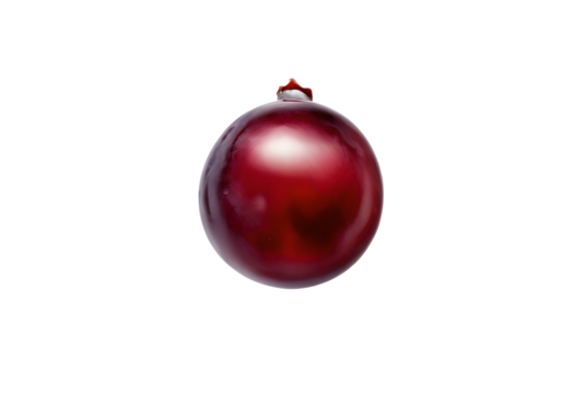 red grape isolated on transparent background