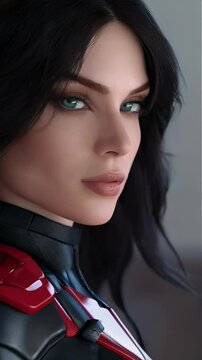 kolaboration tifa final fantasy and black widow marvel in fusion