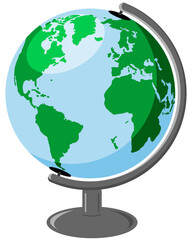 Cartoon Globe Circular World Illustration, Round Planet Design Element