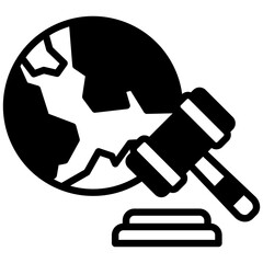 Environmental Regulations icon in Mix Filled Style. Simple Vector Design. Simple Vector Outline Filled Icon