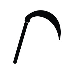 sickle silhouette art