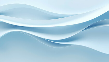 Artistic Wallpaper with Fluid Glass Forms in a Light and Reflective Composition Contemporary Background Image