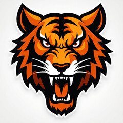 Tiger Head Logo Vector Art