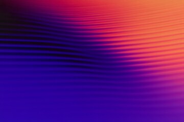 Fototapeta premium Abstract vibrant color gradient with lines creating a wave effect