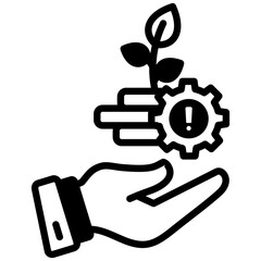 Investment Risk Management icon in Mix Filled Style. Simple Vector Design. Simple Vector Outline Filled Icon