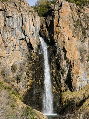Towards the waterfall.