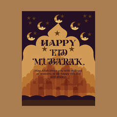 Happy Eid Mubarak Wishes Celebration