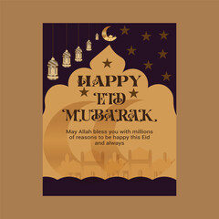 Happy Eid Mubarak Wishes Celebration