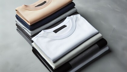 Stacked T-Shirts (Colors)