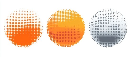 Abstract Dotted Circles